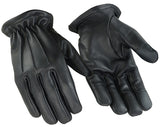 Daniel Smart Mfg. premium water resistant short leather motorcycle gloves