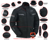 Daniel Smart Mfg. advance touring armored motorcycle jacket features