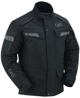 Daniel Smart Mfg. advance touring armored motorcycle jacket front angle view