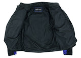 Daniel Smart Mfg. cross wind mesh armored motorcycle jacket blue inside view