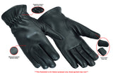Daniel Smart Mfg. unlined deerskin leather motorcycle gloves DS52 features