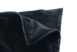 Daniel Smart Mfg. leather bandana with fleece lining close-up view