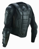 Daniel Smart Mfg. full motorcycle armor jacket back angle view