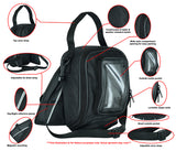 Features of Daniel Smart Mfg. magnetic motorcycle tank bag