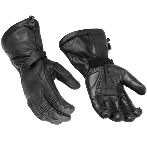 Daniel Smart Mfg. insulated leather motorcycle touring gloves model DS28