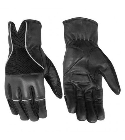 Daniel Smart Mfg. summer motorcycle gloves with leather and mesh model DS65