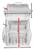 Daniel Smart Mfg. updated sissy bar touring bag with studs dimensions