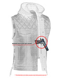 Daniel Smart Mfg. USA patriot vest with removable hood pockets view