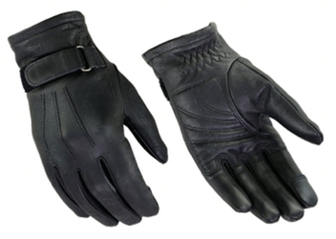 Daniel Smart Mfg. women's classic leather motorcycle gloves DS80