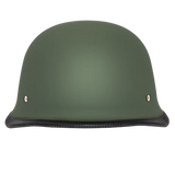 Daytona Helmets German-style military green motorcycle helmet front view