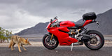 Ducati 1199 fitted with Kriega drypack travel kit