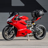 Ducati 1299 fitted with Kriega motorcycle drypack combo