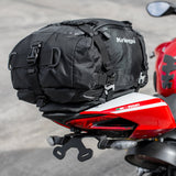 Kriega motorcycle drypack fitted to rear of Ducati