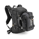 5 liter drypack attached to Kriega R20 motorcycle backpack