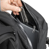 Interior pocket of Kriega R20 motorcycle backpack