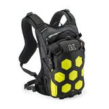 Kriega Trail9 motorcycle adventure backpack lime color