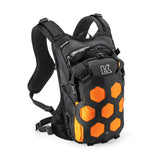Kriega Trail9 motorcycle adventure backpack orange color