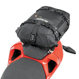 Kriega 10 liter drypack fitted to Ducati motorcycle