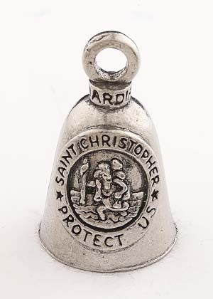 St. Christopher motorcycle Guardian Bell