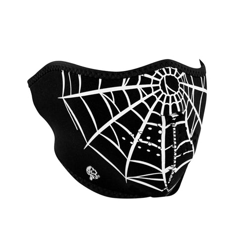 ZANheadgear spiderweb design half facemask