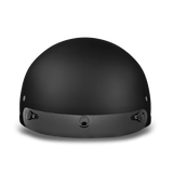 Daytona Helmets D.O.T. Approved Skull Cap helmet with visor front view