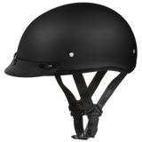 Daytona Helmets D.O.T. Approved Skull Cap with visor side view