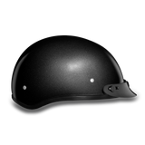 Daytona Helmets D1-GM Skull Cap Motorcycle Helmet Gun Metal Grey Metallic Right Side View