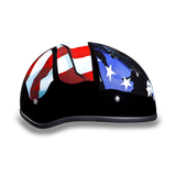 Daytona Helmets D6-FR Skull Cap Motorcycle Helmet Freedom Design Right Side View