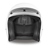 Daytona Helmets DC1-C Cruiser Motorcycle Helmet White Front View