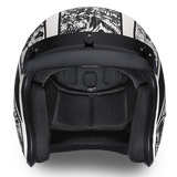 Daytona Helmets DC6-G Cruiser Motorcycle Helmet with Graffiti Design Front View