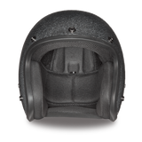Daytona Helmets DC7-GM Cruiser Motorcycle Helmet Gun Metal Grey Metal Flake Front View Without Visor