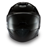 Daytona Helmets DE1-A Detour motorcycle helmet gloss black front view