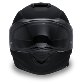 Daytona Helmets DE1-B Detour motorcycle helmet dull black front view