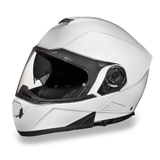 Daytona Helmets MG1-C Glide Modular Motorcycle Helmet Gloss White Side View