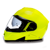 Daytona Helmets MG1-FY Glide Modular Motorcycle Helmet Fluorescent Yellow left side view