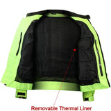 Vance Leathers VL1622HG Hi-Vis Mass Airflow Mesh Motorcycle Jacket with CE Armor Inside Liner View