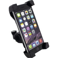 Adjustable motorcycle cell phone mount