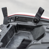 Rear mounting points for Kriega US-Drypack fit-kit on Ducati.